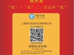 上海周衍自動化儀表總經理：周嬿如2020新春寄語 一百零八星報喜之天貴星