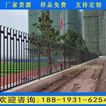佛山三橫梁藍白色圍欄 氟碳漆鋅鋼護
