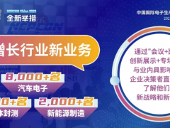 瞄準！超8,000名汽車電子、2,000名半導體封測、2,000名新能源制造買家，助力快速切入三大高增長行業